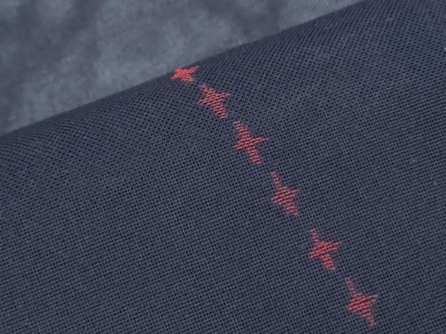 平和屋着物＊夏物　小紋　紗　斜線文　正絹　逸品　CABK9450th