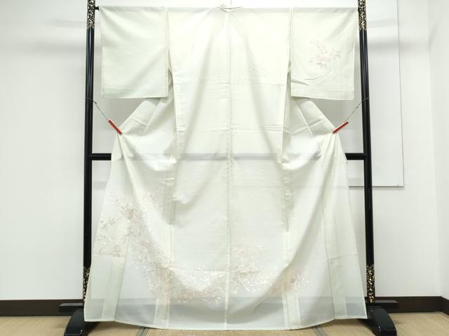 平和屋着物＊夏物　中国三大刺繍　スワトウ刺繍　総刺繍　訪問着　変わり絽　辻が花　暈し染め　正絹　逸品　CABK9460th