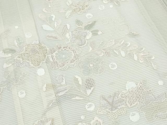 平和屋着物＊夏物　中国三大刺繍　スワトウ刺繍　総刺繍　訪問着　変わり絽　辻が花　暈し染め　正絹　逸品　CABK9460th