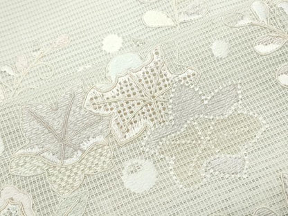 平和屋着物＊夏物　中国三大刺繍　スワトウ刺繍　総刺繍　訪問着　変わり絽　辻が花　暈し染め　正絹　逸品　CABK9460th