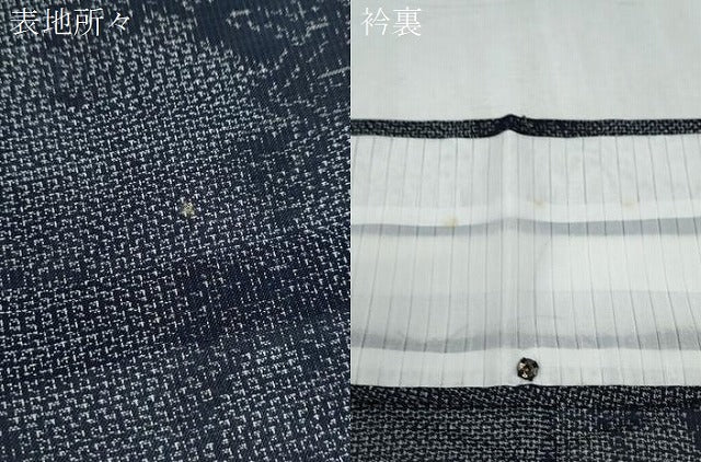 平和屋着物＊夏物　紗紬　花唐草文　正絹　逸品　CABK9538th