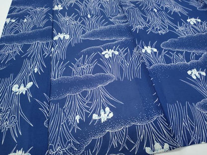 平和屋着物＊夏物　小紋　絽　草花文　正絹　逸品　未使用　CABK9545th