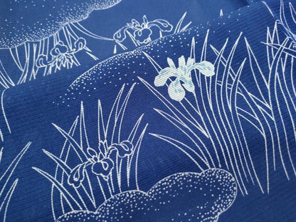 平和屋着物＊夏物　小紋　絽　草花文　正絹　逸品　未使用　CABK9545th