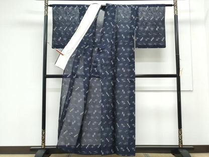 平和屋着物＊夏物　本場琉球絣　夏琉球　正絹　逸品　CABK9548th