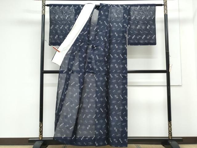 平和屋着物＊夏物　本場琉球絣　夏琉球　正絹　逸品　CABK9548th