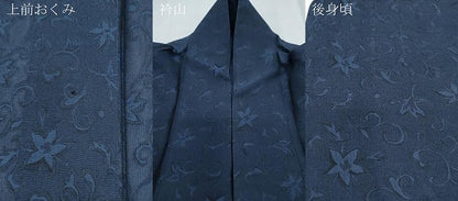平和屋着物＊夏物　お召　紗　草花文　正絹　逸品　CABK9549th