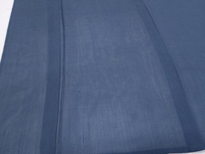 平和屋着物＊夏物　色無地　紗　留紺色　正絹　逸品　CABK9554th