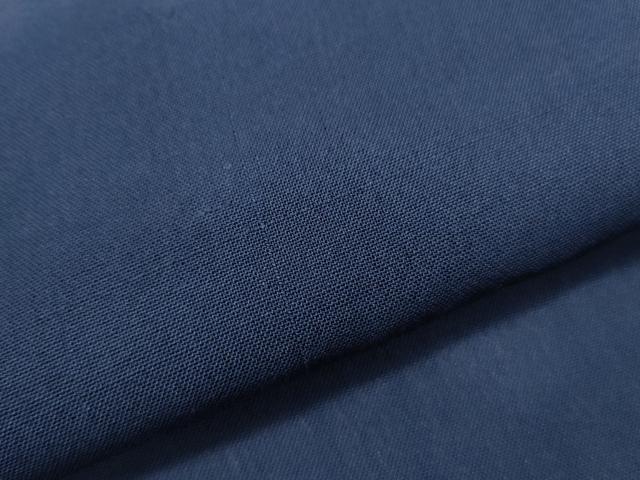 平和屋着物＊夏物　色無地　紗　留紺色　正絹　逸品　CABK9554th