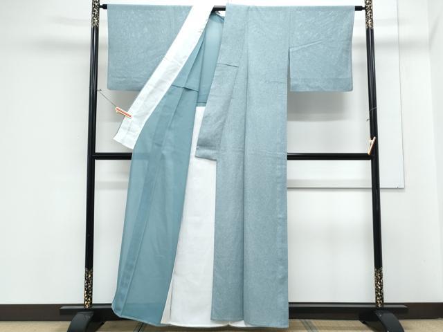 平和屋着物＊夏物　小紋　絽　霞文　正絹　逸品　CABK9558th