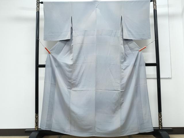 平和屋着物＊夏物　小紋　絽縮緬　霞文　暈し染め　正絹　逸品　未使用　CABK9569th