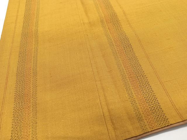 平和屋着物■上質な紬　間道　正絹　逸品　CABK9610xe