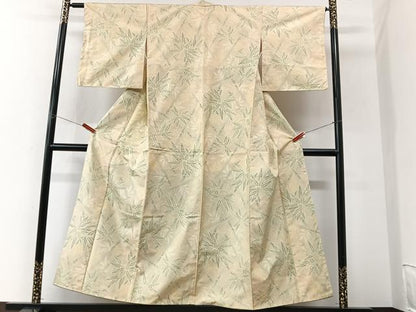 平和屋着物■本場大島紬　笹竹文　正絹　逸品　未使用　CABK9612xe