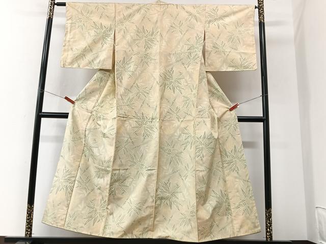 平和屋着物■本場大島紬　笹竹文　正絹　逸品　未使用　CABK9612xe