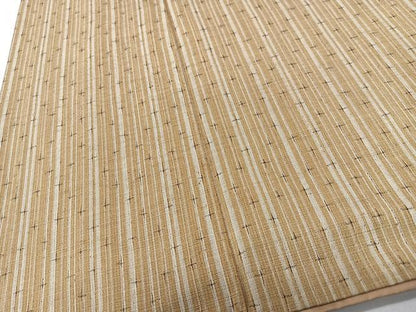 平和屋着物■上質な紬　十字絣　縞　正絹　逸品　CABK9614xe