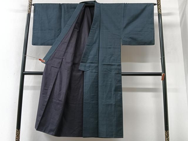 平和屋着物■男性　本場大島紬　80亀甲　総詰め　正絹　逸品　CABK9621xe