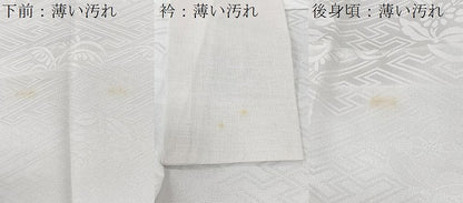 平和屋着物■長襦袢　無双仕立て　紗綾形花地紋　洗える着物　CABK9628xe