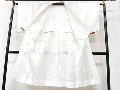 平和屋着物■長襦袢　無双仕立て　枝花地紋　洗える着物　CABK9629xe