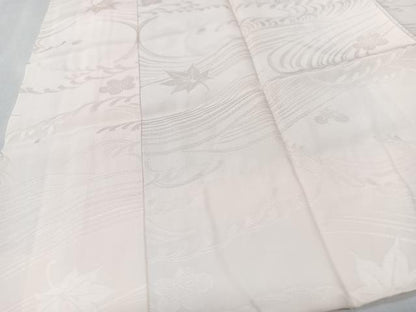 平和屋着物■長襦袢　袷　立波花地紋　高島屋扱い　正絹　逸品　CABK9631xe