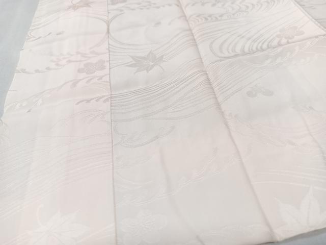 平和屋着物■長襦袢　袷　立波花地紋　高島屋扱い　正絹　逸品　CABK9631xe
