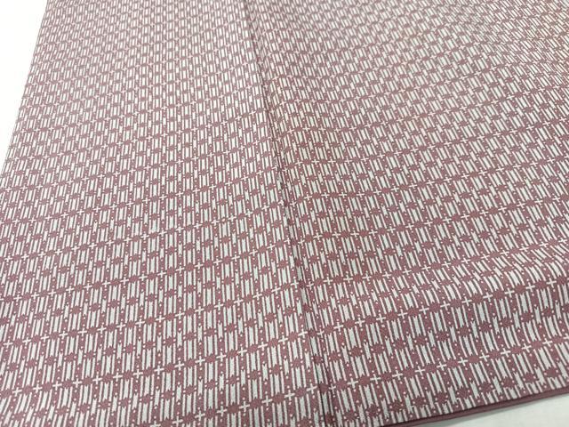 平和屋着物■上質な小紋　幾何学文様　正絹　逸品　CABK9634xe