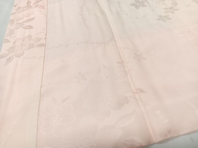 平和屋着物■長襦袢　袷　枝花地紋　暈し染め　正絹　逸品　CABK9635xe