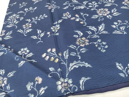 平和屋着物■上質な小紋　草花文　正絹　逸品　CABK9641xe