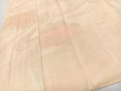 平和屋着物■長襦袢　袷　流水舞花地紋　暈し染め　正絹　逸品　CABK9642xe