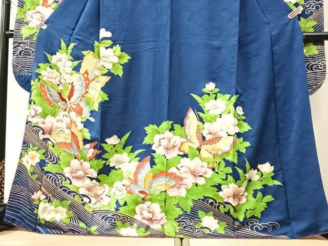 平和屋着物■豪華振袖　立波花蝶文　金彩　正絹　逸品　CABK9645xe