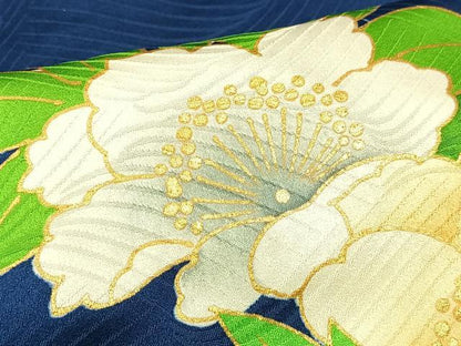 平和屋着物■豪華振袖　立波花蝶文　金彩　正絹　逸品　CABK9645xe
