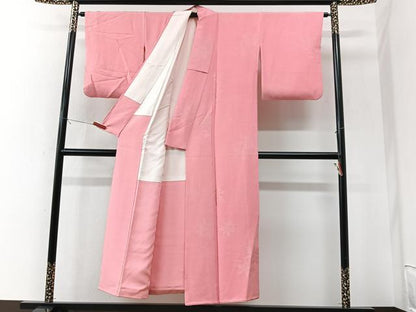 平和屋着物■上質な小紋　舞花文　正絹　逸品　CABK9648xe