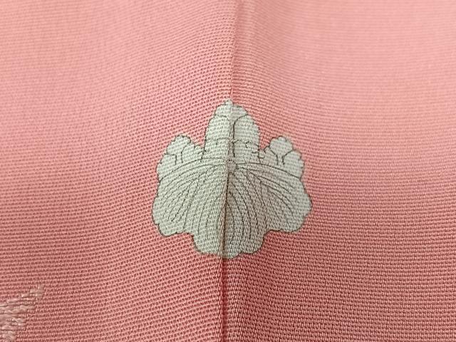 平和屋着物■上質な小紋　舞花文　正絹　逸品　CABK9648xe