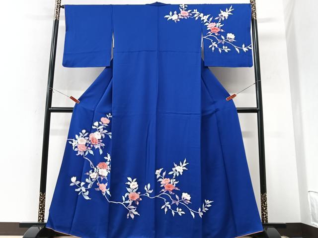 平和屋着物■訪問着　枝花文　正絹　逸品　CABK9649xe