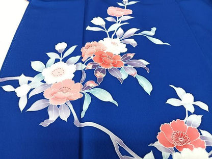 平和屋着物■訪問着　枝花文　正絹　逸品　CABK9649xe