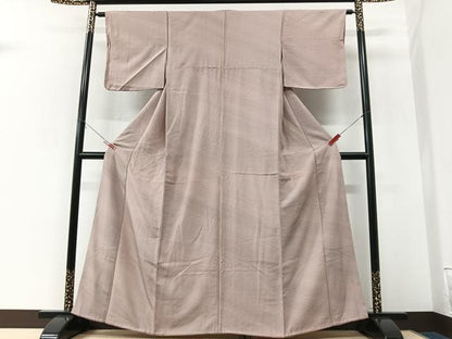 平和屋着物■上質な小紋　霞文　正絹　逸品　CABK9652xe