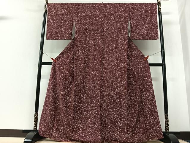 平和屋着物■上質な小紋　成り物　正絹　逸品　CABK9655xe