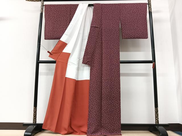 平和屋着物■上質な小紋　成り物　正絹　逸品　CABK9655xe