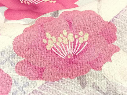 平和屋着物■小振袖　枝花文　暈し染め　正絹　逸品　CABK9667xe
