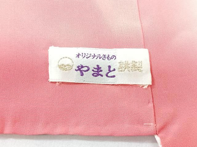 平和屋着物■上質な小紋　秋桜　金彩　やまと誂製　正絹　逸品　CABK9681xe