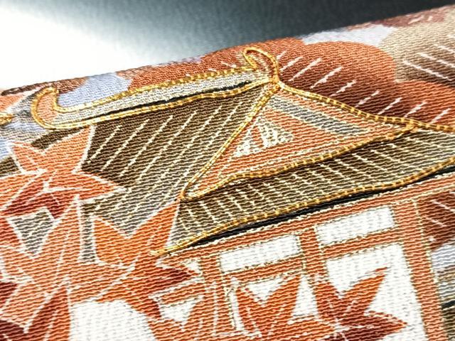平和屋着物■豪華黒留袖　作家物　駒刺繍　風景松文　暈し染め　金彩　まるやま扱い　正絹　逸品　CABK9695xe