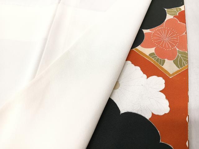 平和屋着物■豪華黒留袖　駒刺繍　松皮菱草花文　金彩　正絹　逸品　CABK9698xe