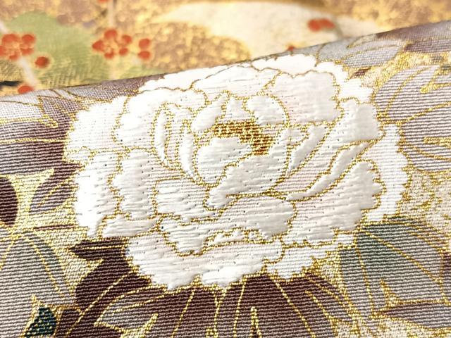 平和屋着物■松尾光琳　黒留袖　流水風景松文　金彩　正絹　逸品　CABK9705xe
