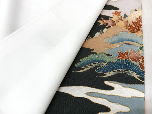平和屋着物■豪華黒留袖　作家物　風景文　金彩　正絹　逸品　未使用　CABK9717xe