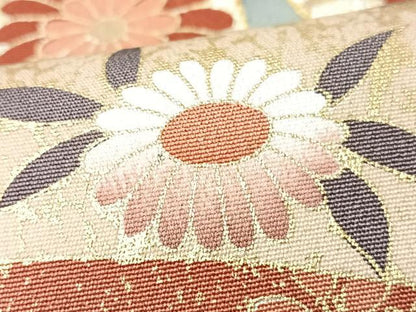 平和屋着物■豪華黒留袖　駒刺繍　飛鶴吉祥花文　金彩　正絹　逸品　CABK9718xe