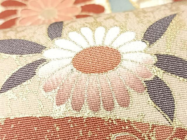 平和屋着物■豪華黒留袖　駒刺繍　飛鶴吉祥花文　金彩　正絹　逸品　CABK9718xe