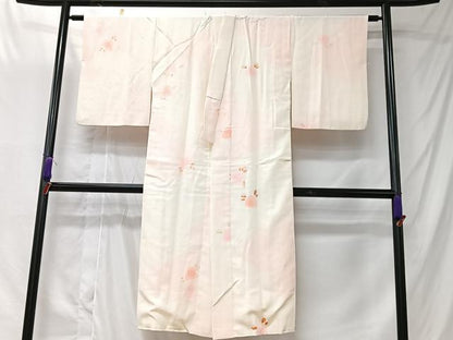 平和屋着物■長襦袢　袷　舞花文　暈し染め　正絹　逸品　CABK9723xe