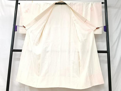 平和屋着物■長襦袢　袷　舞花文　暈し染め　正絹　逸品　CABK9723xe