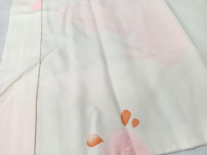 平和屋着物■長襦袢　袷　舞花文　暈し染め　正絹　逸品　CABK9723xe