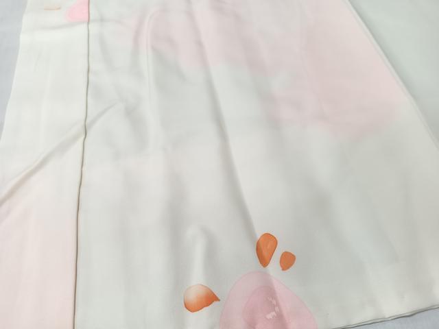 平和屋着物■長襦袢　袷　舞花文　暈し染め　正絹　逸品　CABK9723xe