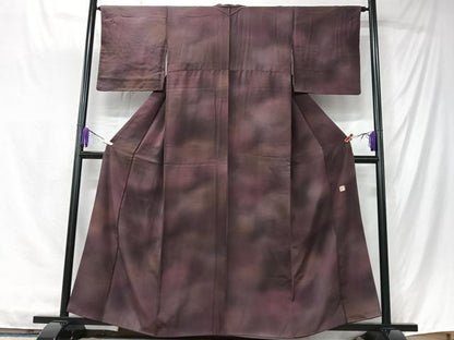 平和屋着物■上質な小紋　作家物　霞文　正絹　逸品　CABK9729xe