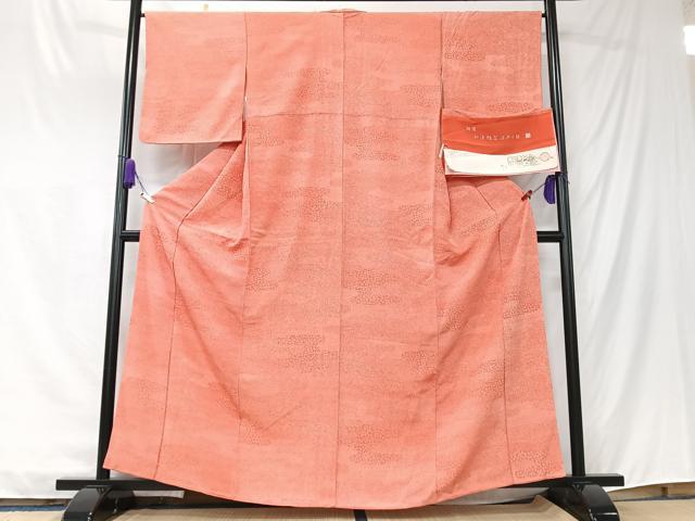 平和屋着物■木下正夫　別染極型　江戸小紋　寄せ小紋柄　反端付き　正絹　逸品　CABK9731xe